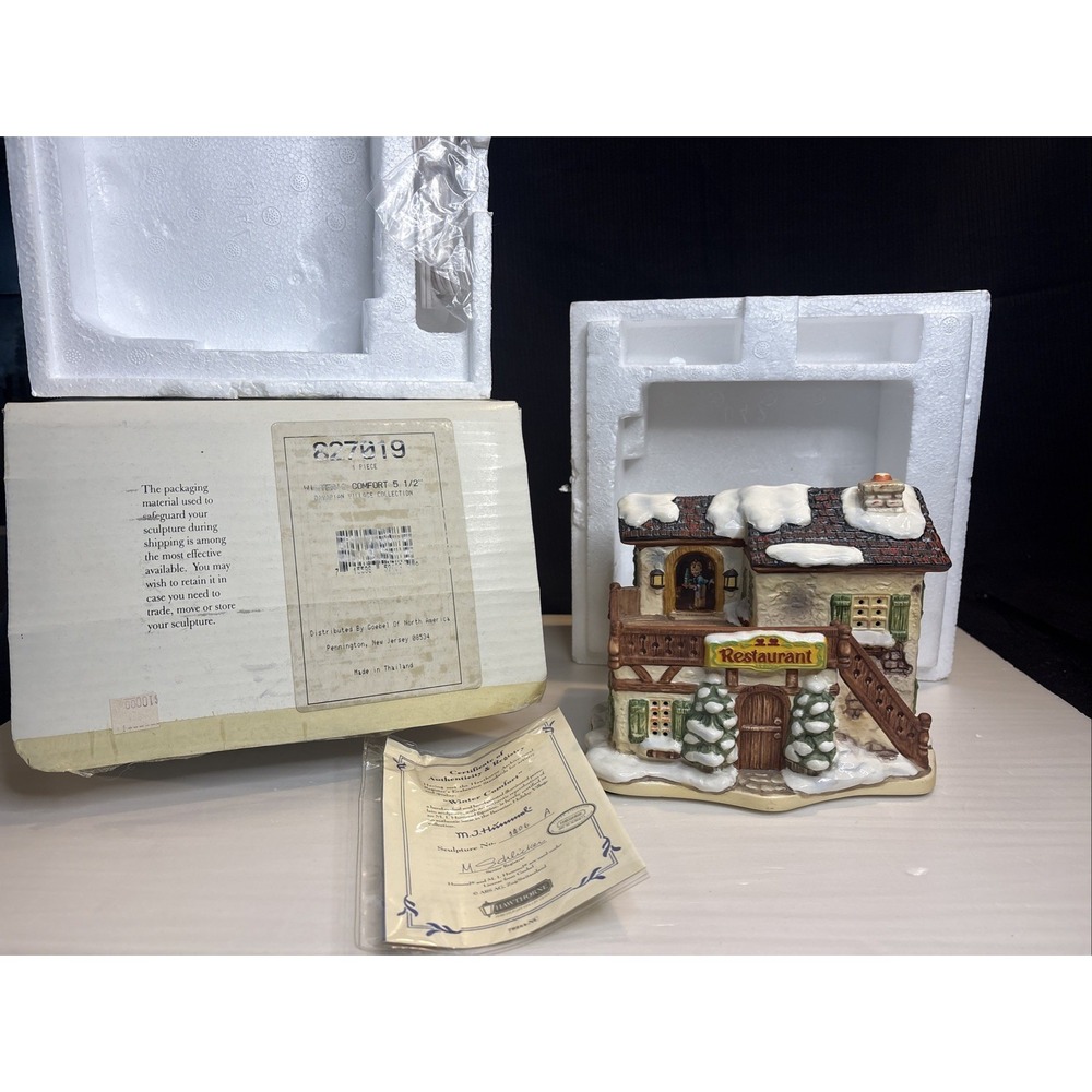 Goebel Hummel Bavarian Village Winter Comfort 827019 Christmas Village w/ COA